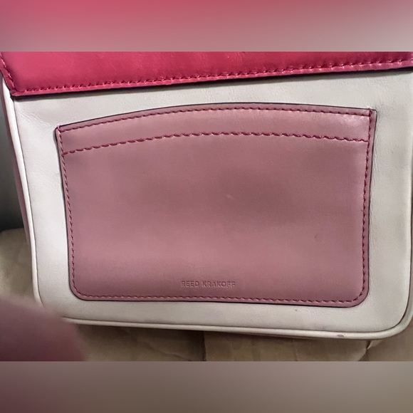 Reed Krakoff leather Crossbody Bag Neutrals & Pink Leather - Picture 8 of 9